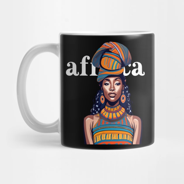 Afrocentric Woman Africa by Graceful Designs